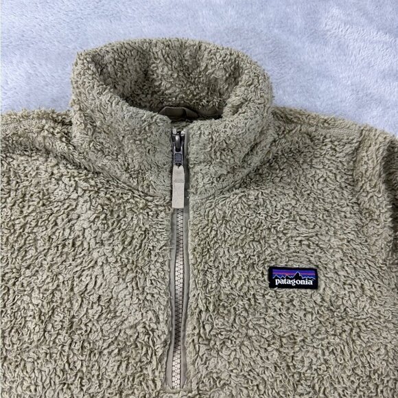 Patagonia Los Gatos High-Pile Fleece Tan Jacket Youth Size XL - Picture 2 of 14